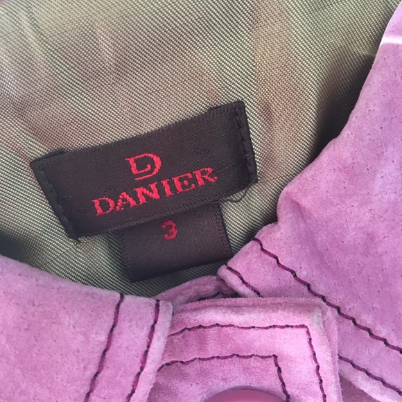 Danier Genuine Suede Leather Jacket (Girls 3) - Picture 3 of 6